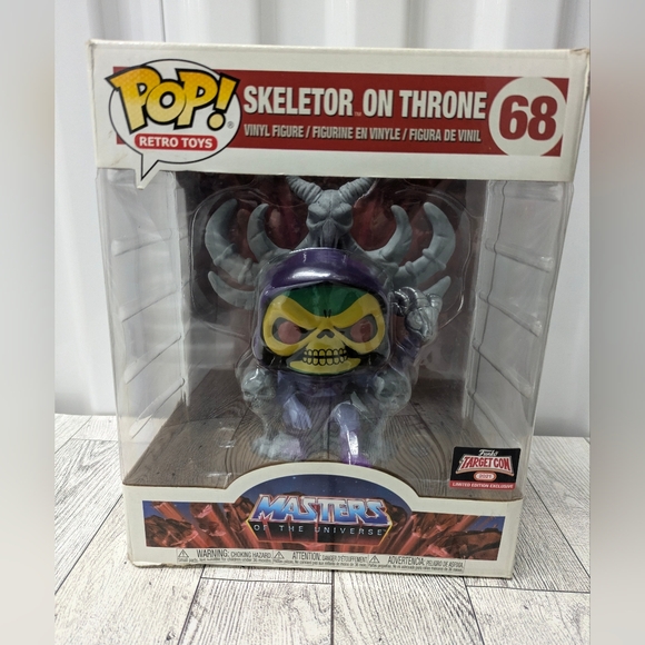 Funko Pop! 68 Retro Toys Skeletor on Throne - Purple Green Gray